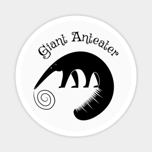 Black Giant Anteater Magnet